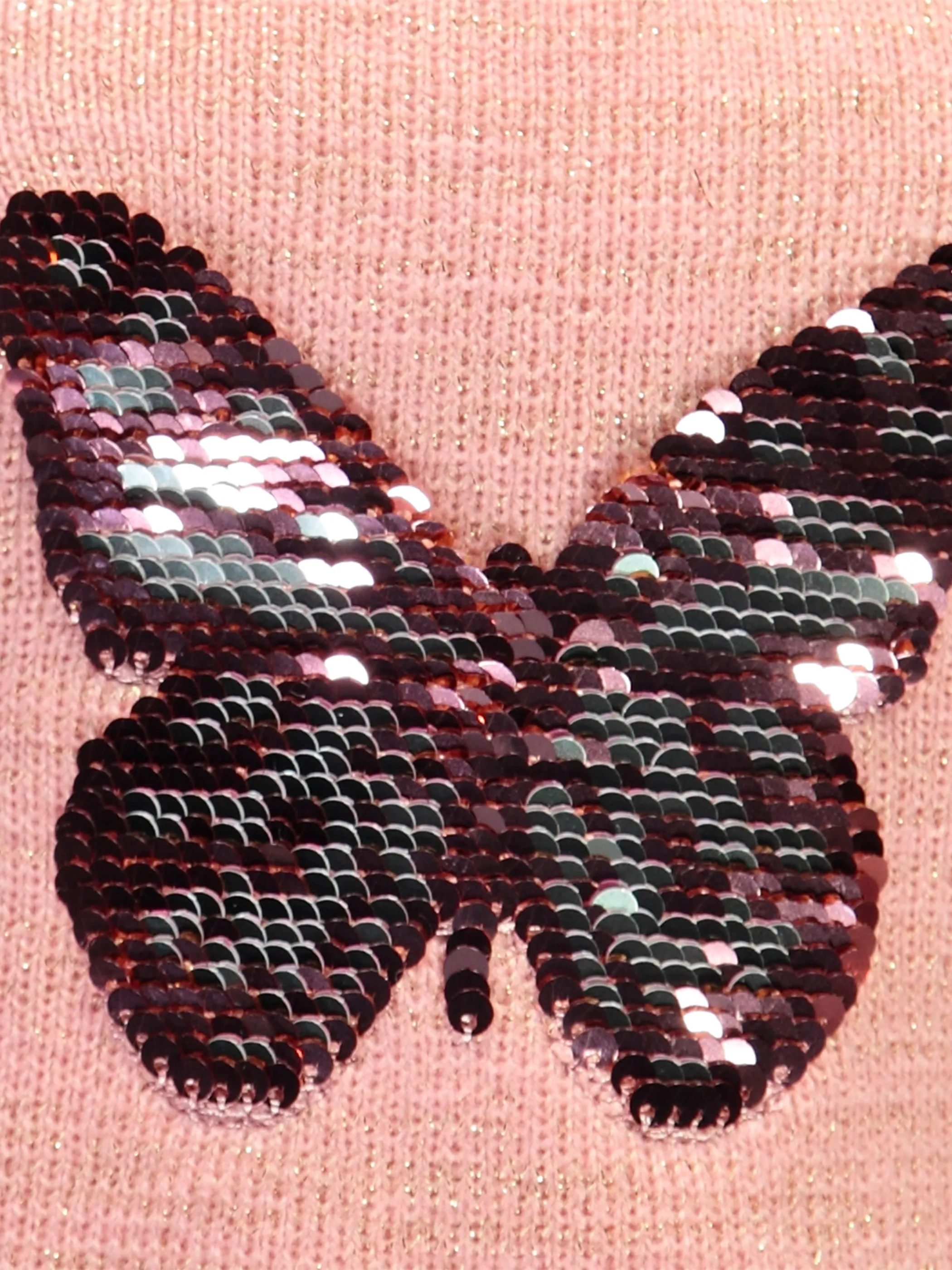 Mädchen Mütze mit Wendepaillettenmotiv