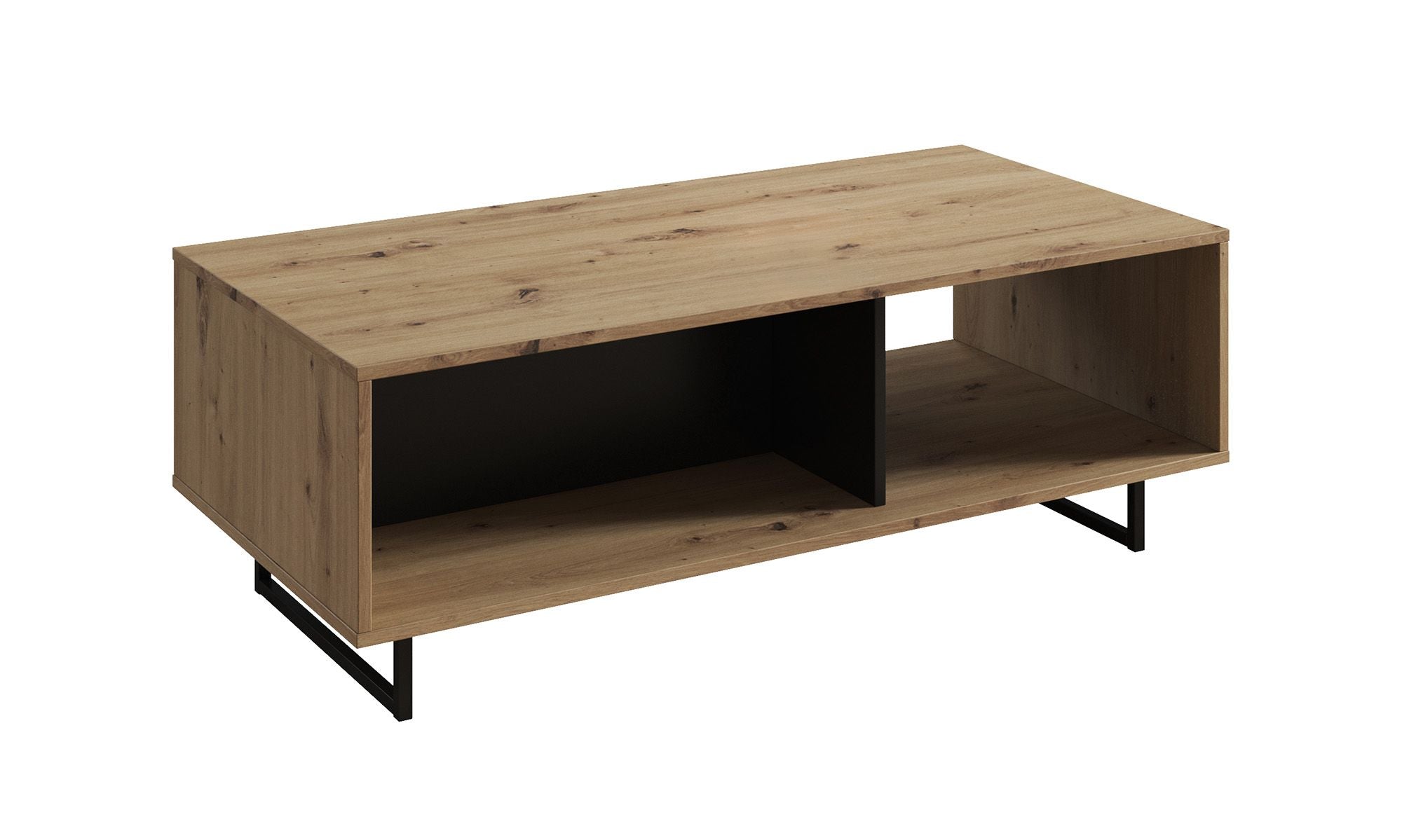 Saturn - Salontafel - Eiken/zwart