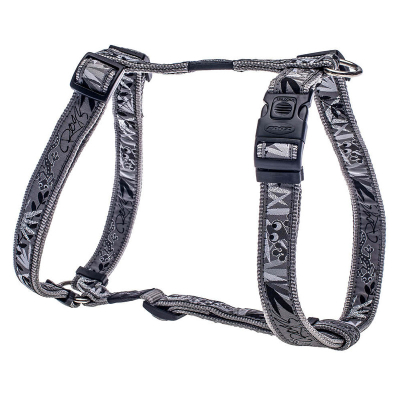 Rogz Jelly Bean Geschirr Silver Gecko blau S 25–40cm
