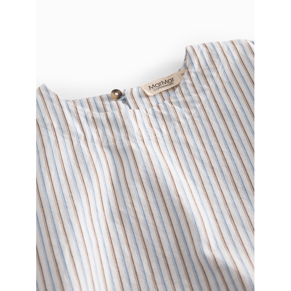 Køb MarMar Cotton Blue Iris Stripe Dagmary Kjole