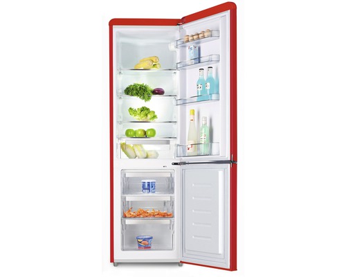 Wolkenstein KG250.4RT FR koel-vriescombinatie, afmetingen (B x H x D): 54,5 x 177,5 x 62,6 cm, koelgedeelte: 180 l, vriesgedeelte: 69 l