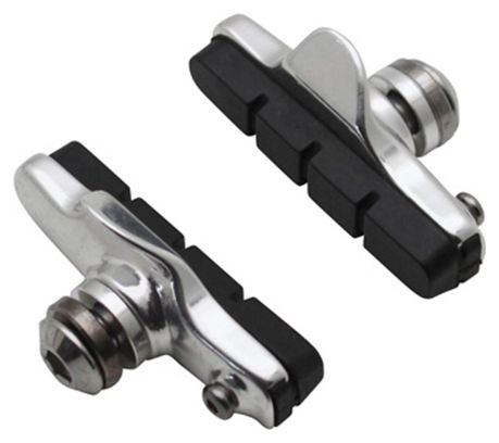 Porte patin frein route a cartouche Newton type Shimano alu 55mm (1 paire)