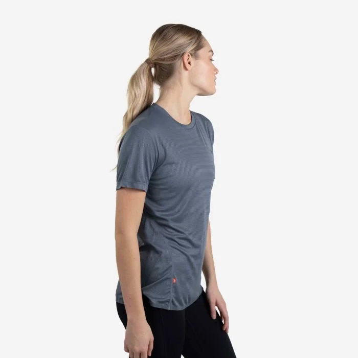 Lipati Dame T-shirts Strato AL Tee Regular Fit Blå