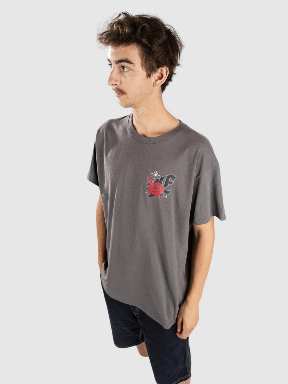 Empyre Collegiate Heavy Metal T-Shirt charcoal