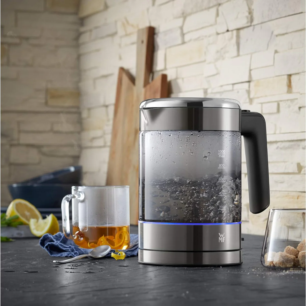 bouilloire électrique de 1L sans fil 1900W graphite WMF
