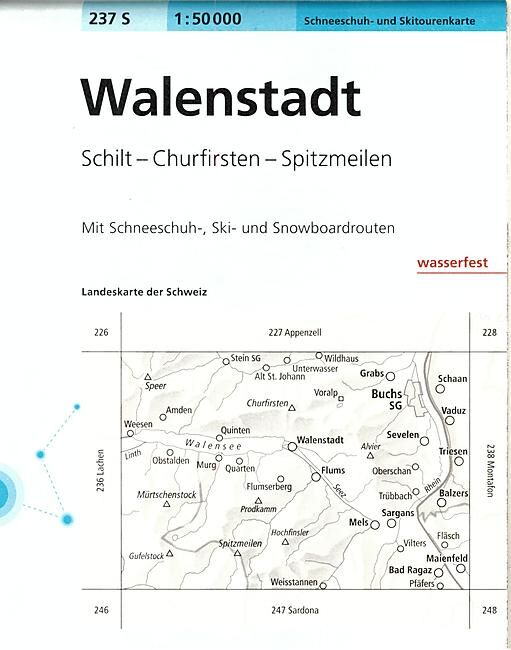BUNDESAMT - 237S WALENSTADT ECHELLE 1 50 000
