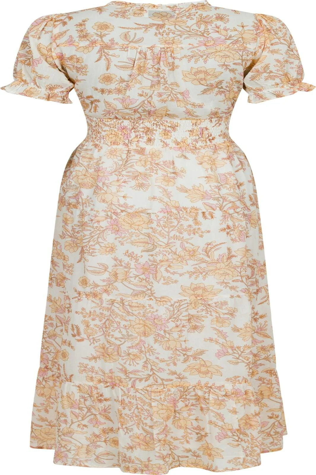 Neo Noir Kanza Rose Field Dress dusty yellow