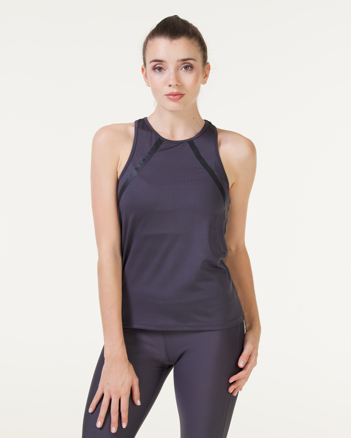 LEVITY Perform Tank Top Grey Ebony