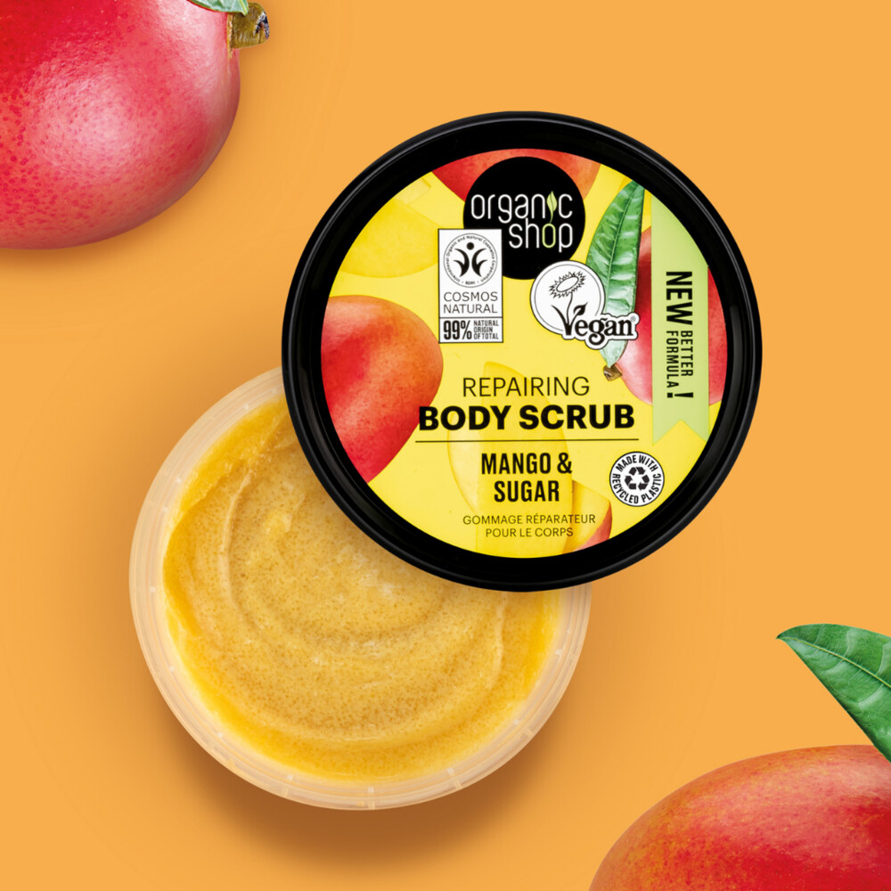 Organic Shop Repairing Body Scrub Mango250 ml