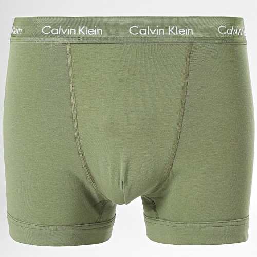 Lot De 3 Boxers U2662G Beige Vert Kaki Orange