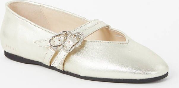 NUBIKK Ballerina Dames Gisele Grace Maat: 39 Materiaal: Leer Kleur: Goud
