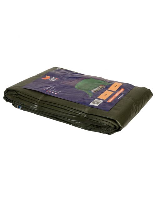 Konvox Dekkleed. Hd 6x8m - Dekkleed - 6x8 m Groen Blauw
