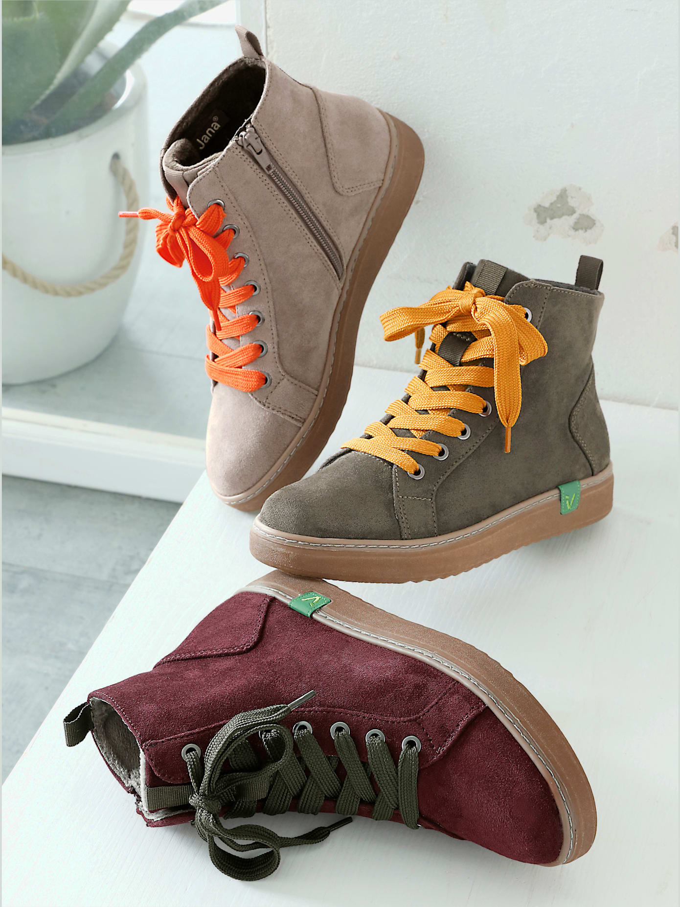 Bottines voûte plantaire amovible