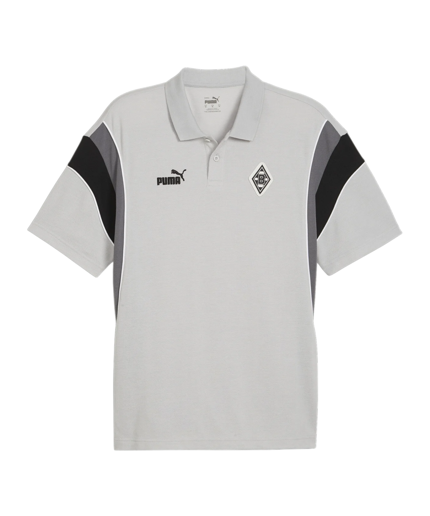 PUMA Borussia Mönchengladbach Archive Polo Shirt Grau F02