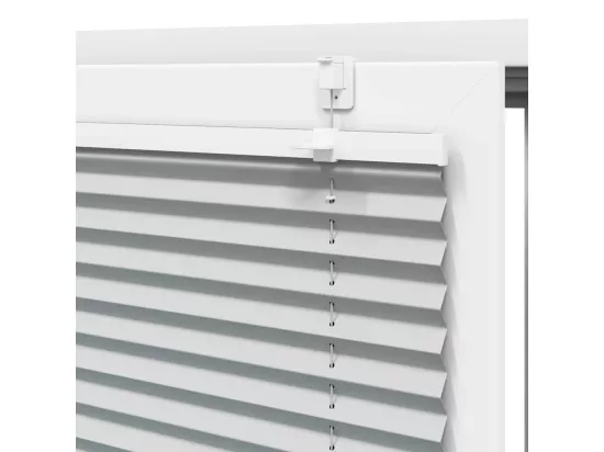 Store plissé gris clair 50x100 cm largeur du tissu 49,4 cm