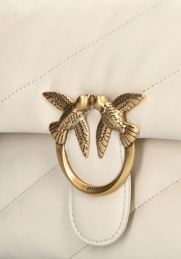 PINKO witte pinko schoudertas love classic puff