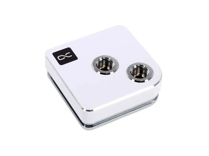 Alphacool 13445, Vandblok, Messing, Kobber, Hvid, 1/4