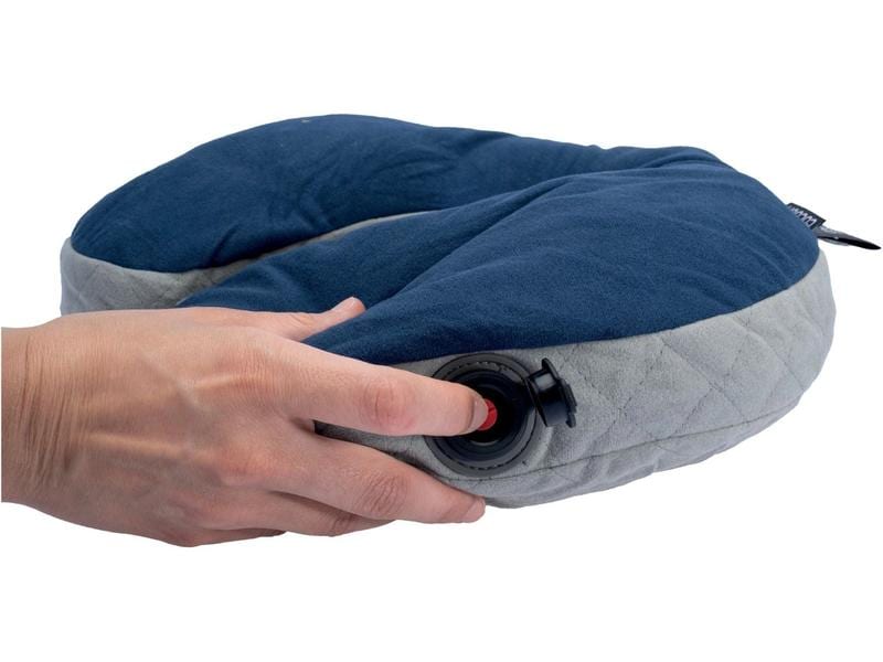cocoon U-shaped Neck Pillow Dunkelblau/Grau Superleichtes Nackenkissen