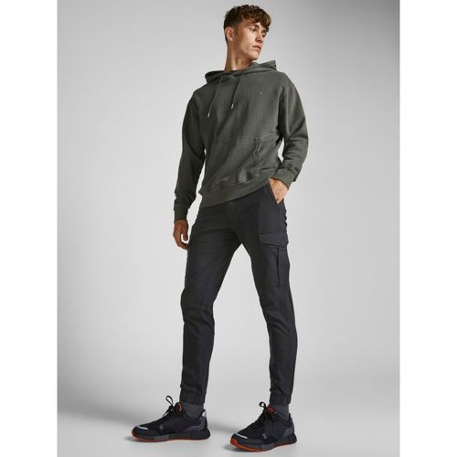 Jack & Jones - 12186889 MARCO CUFFED-BLACK Negro