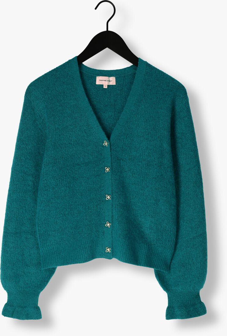 FABIENNE CHAPOT turquoise fabienne chapot vest stella cardigan 65