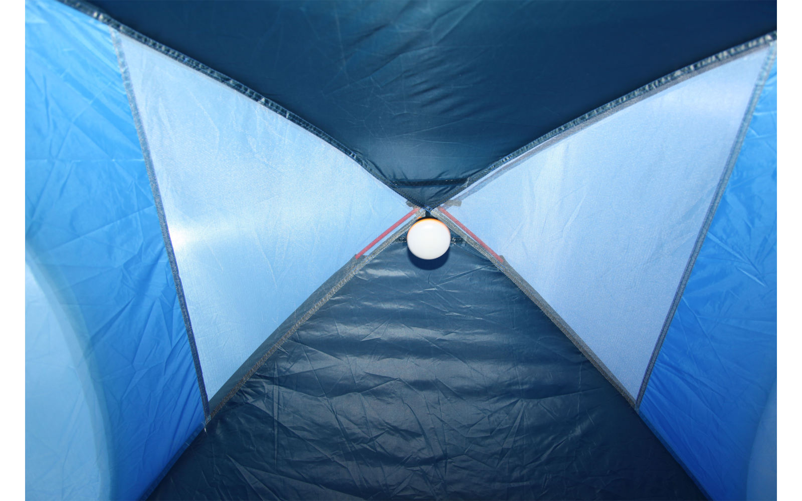 High Peak Monodome XL freistehendes Einfachdach Kuppelzelt blau/grau für 4 Personen