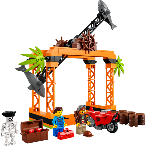 LEGO City Stuntudfordring Med Hajangreb - 60342