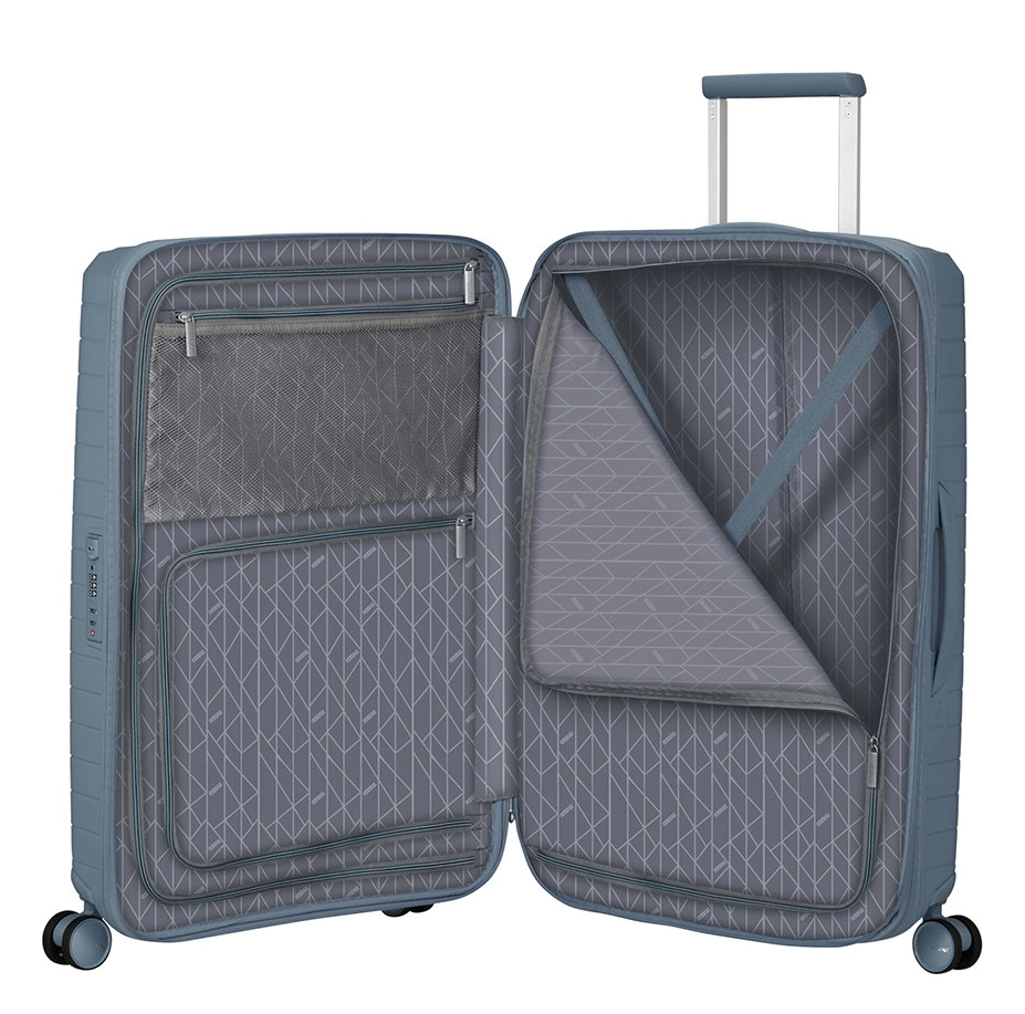 American Tourister Fastforward Spinner 68 EXP Steel Blue