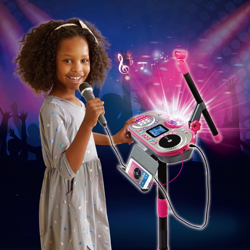 Vtech Kidi Super Star DJ-Mikrofon und Ständer