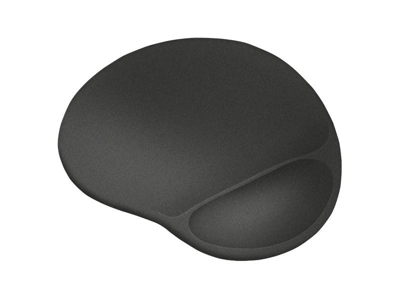 Trust Mausmatte Bigfoot XL Schwarz Ergonomisches Soft-Mauspad mit Handballenauflage
