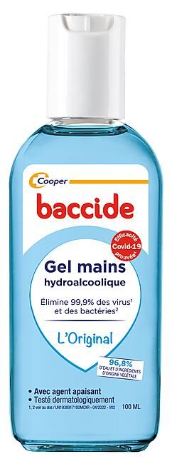 BACCIDE - GEL HYDRO ALCOOLIQUE MAINS 100 ML