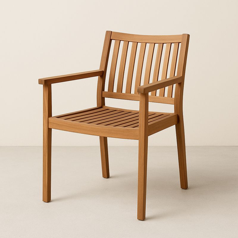 Holzstuhl Akazienholz Braun