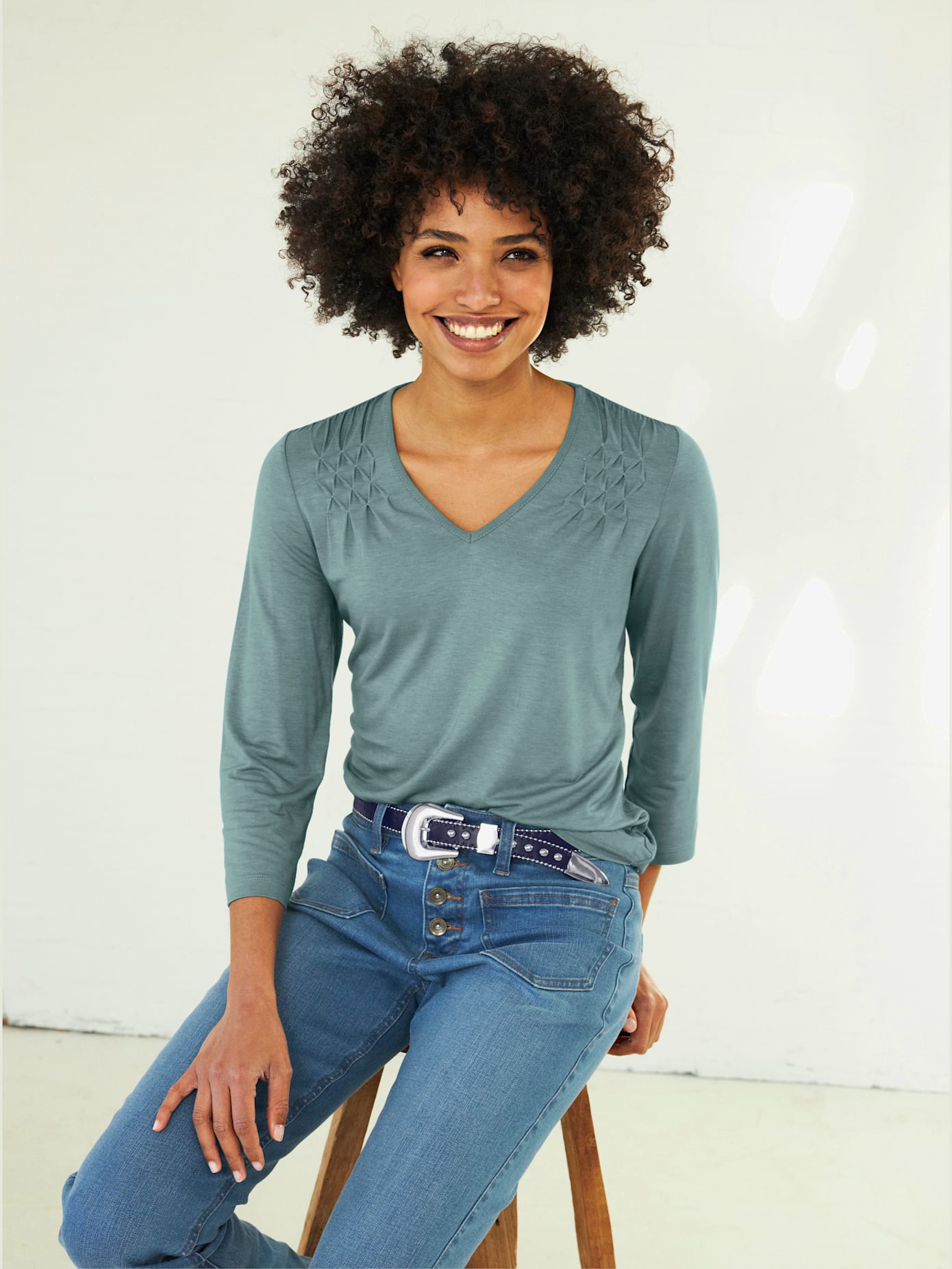 T-shirt viscose douce et fluide
