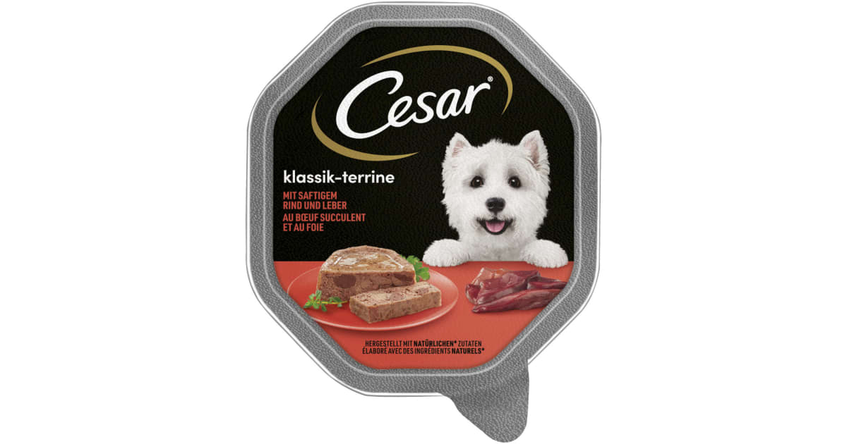 CESAR Klassiker mit Rind und Leber