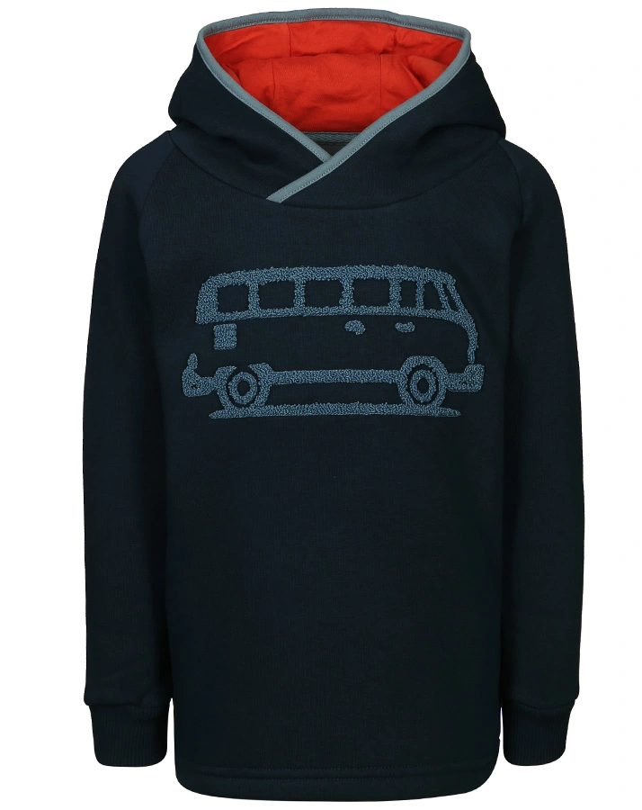Kapuzen-Sweatshirt FAB LAB in dunkelblau