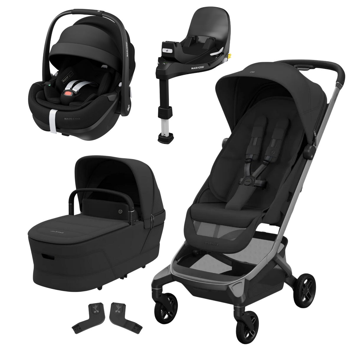 Maxi CosiMaxi Cosi   Fame Cabin mit Pebble 360 Pro2 4in1 Set onyx black