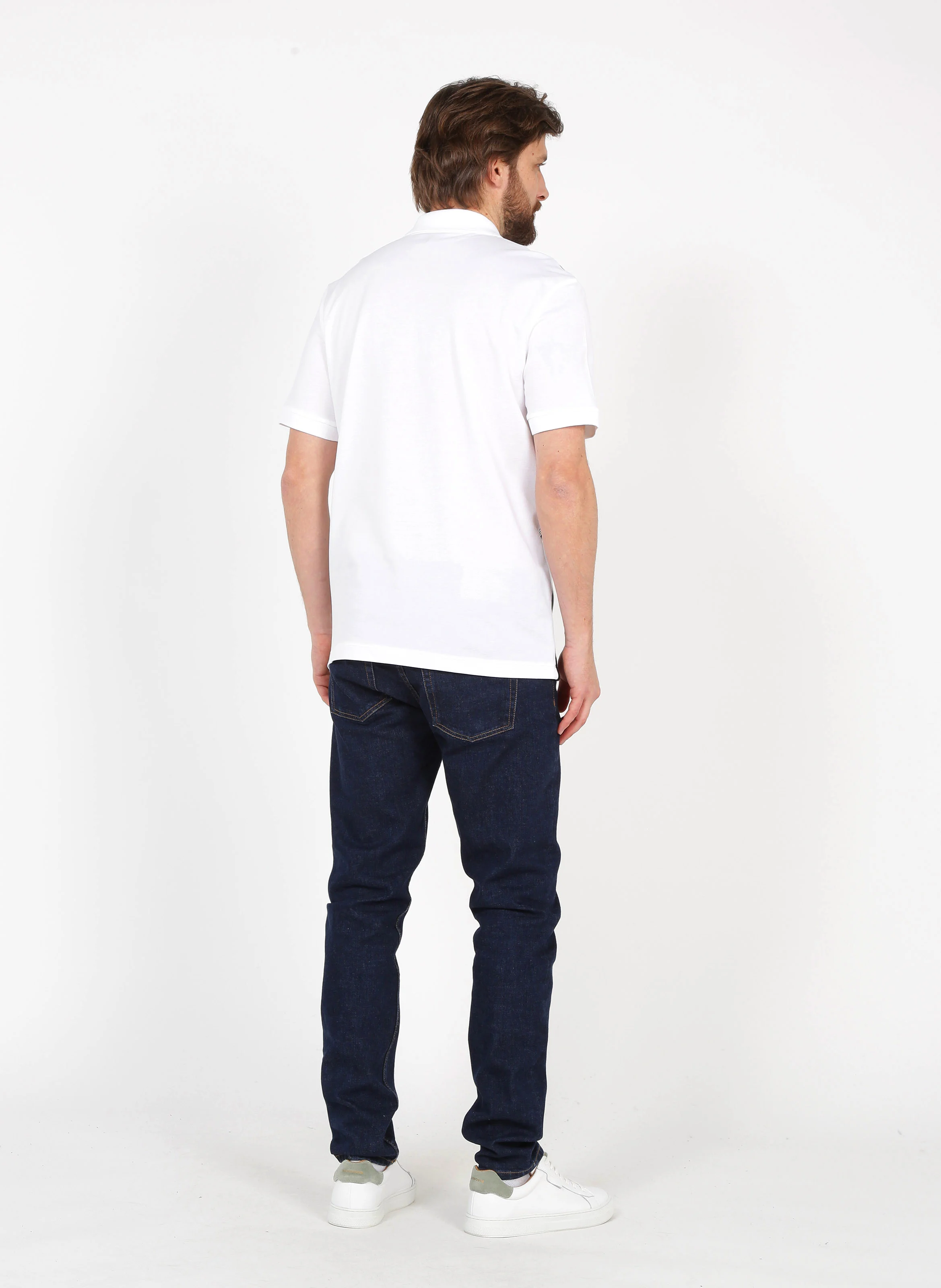 Jean slim en coton mélangé | Jean brut