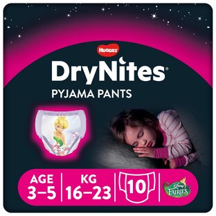 Huggies Drynites Meisjes 3-5 Jaar 10ST