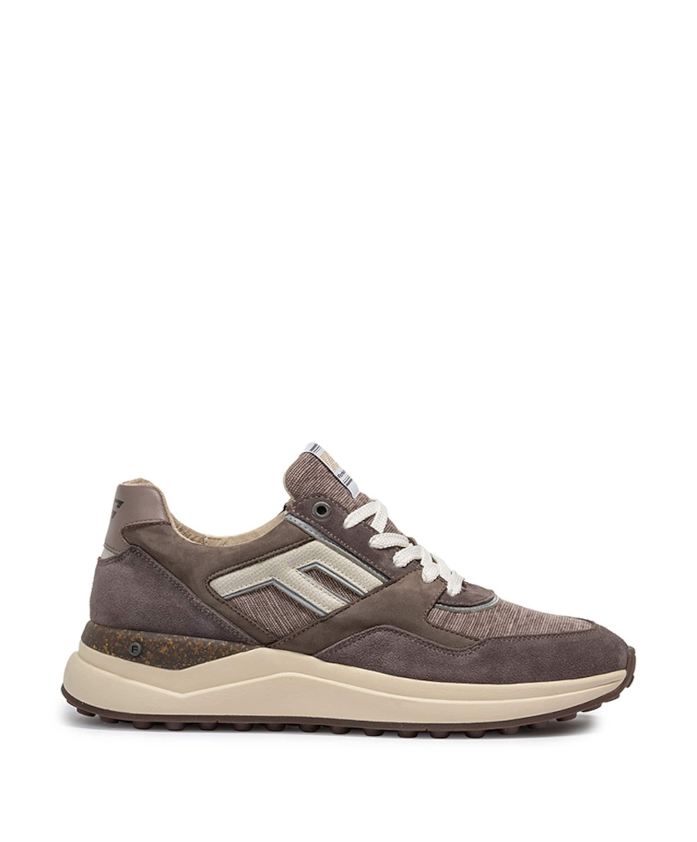 Floris van Bommel heren sneakers bruin