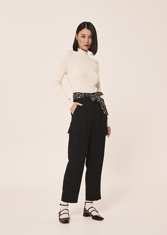 Pantalon Philippenoir en crêpe