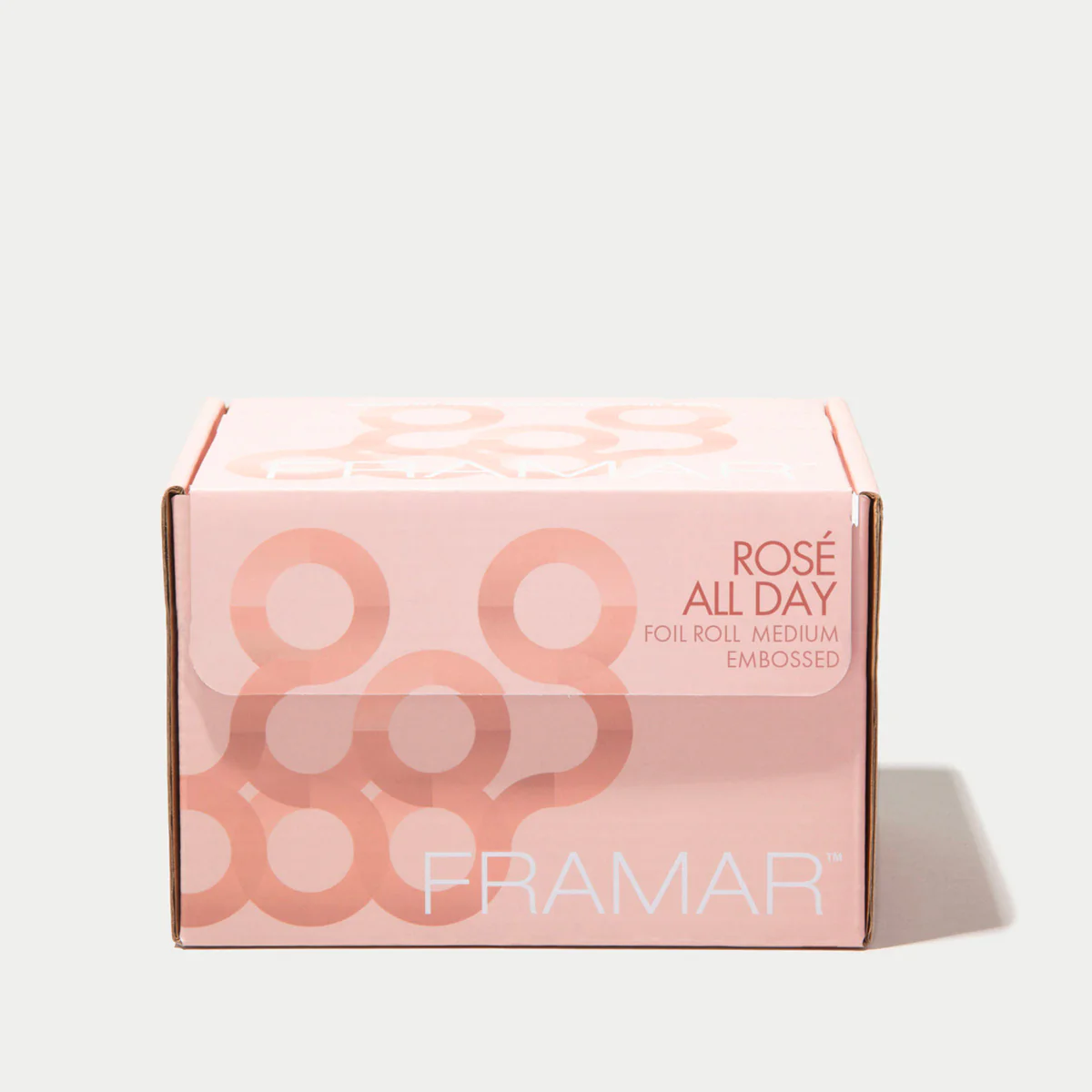 Alu Gaufré Rose 10cmx100mètres