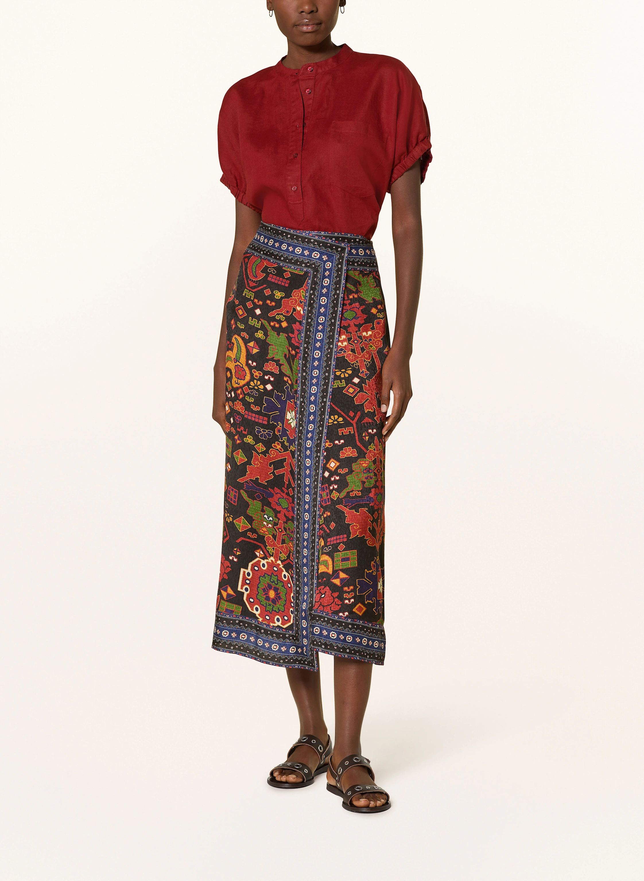 lilienfels Oversized-Bluse aus Leinen