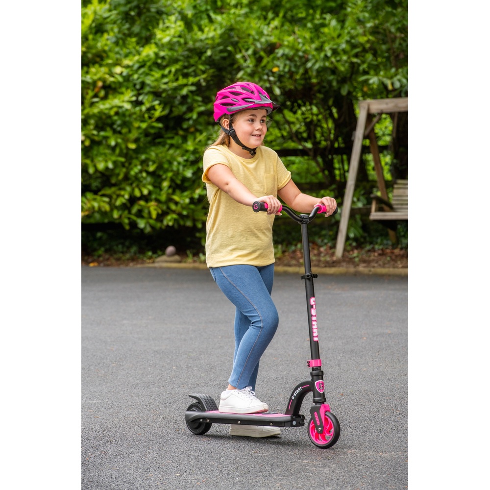 G-Start Elektroroller Schwarz/Pink