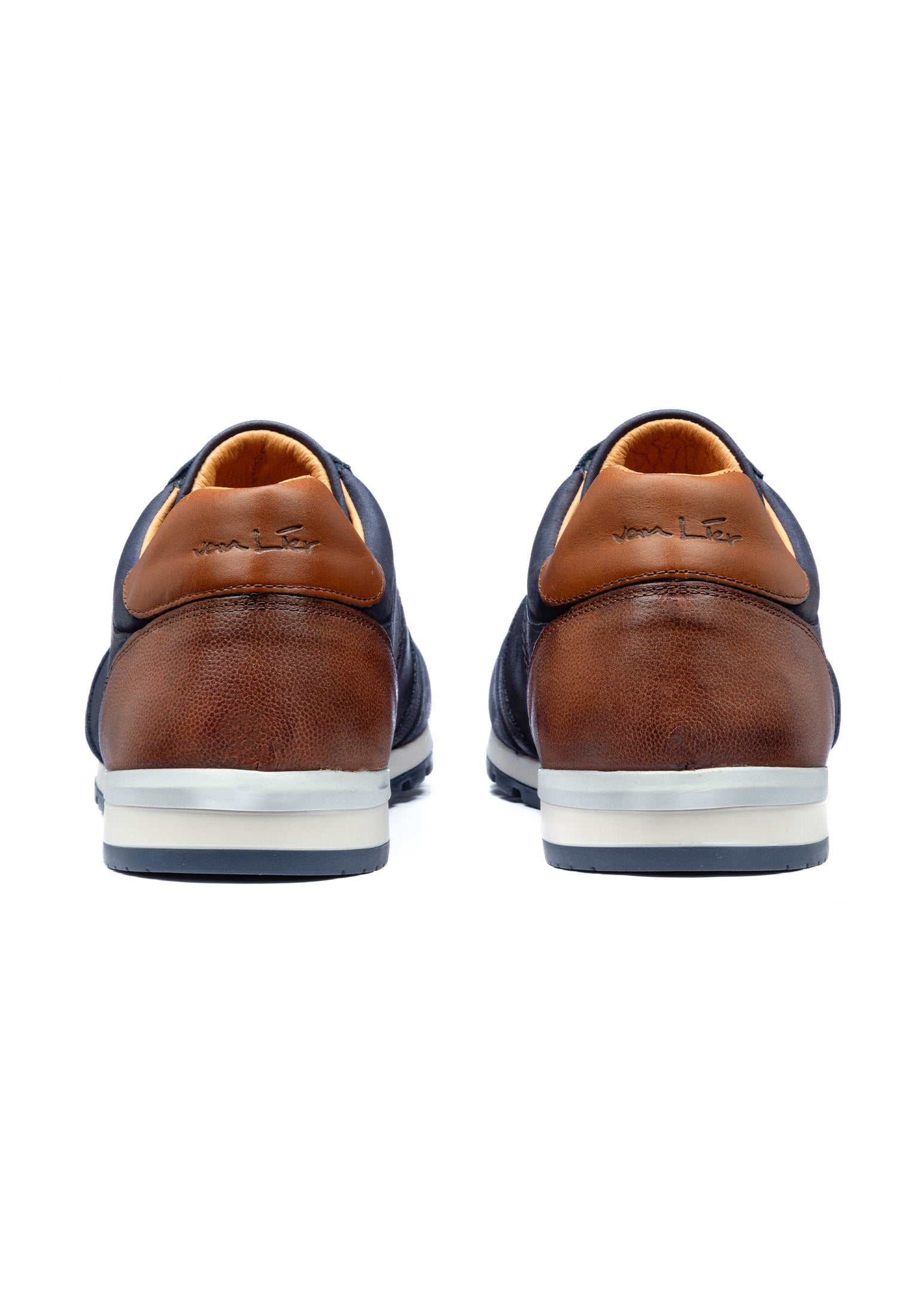 Navy blauw nubuck Anzano sneaker