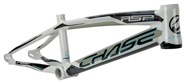 Cadre BMX Chase RSP 5.0 Aluminium Gris / Bleu Turquoise 2023