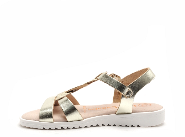 Lola  canales nu pieds enfant 4018 or