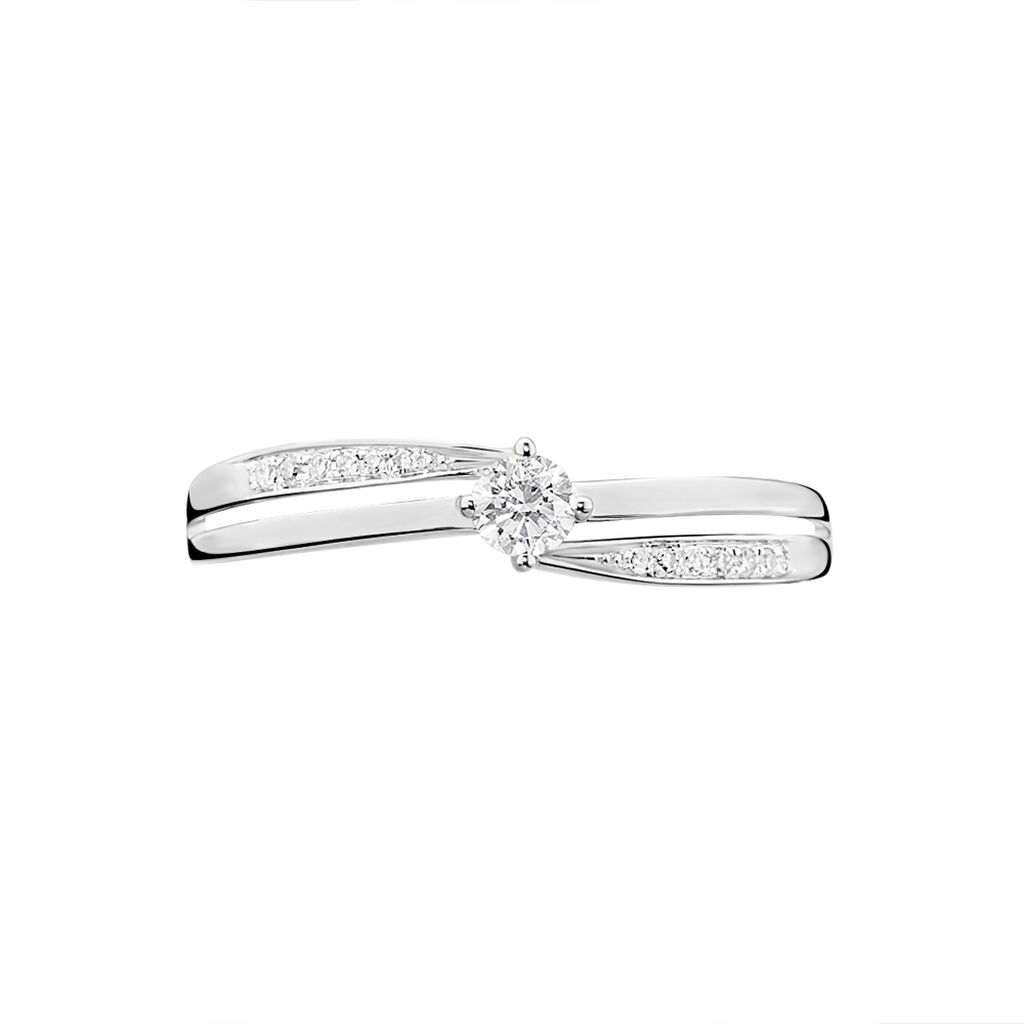 Bague Selene Or Blanc Diamant