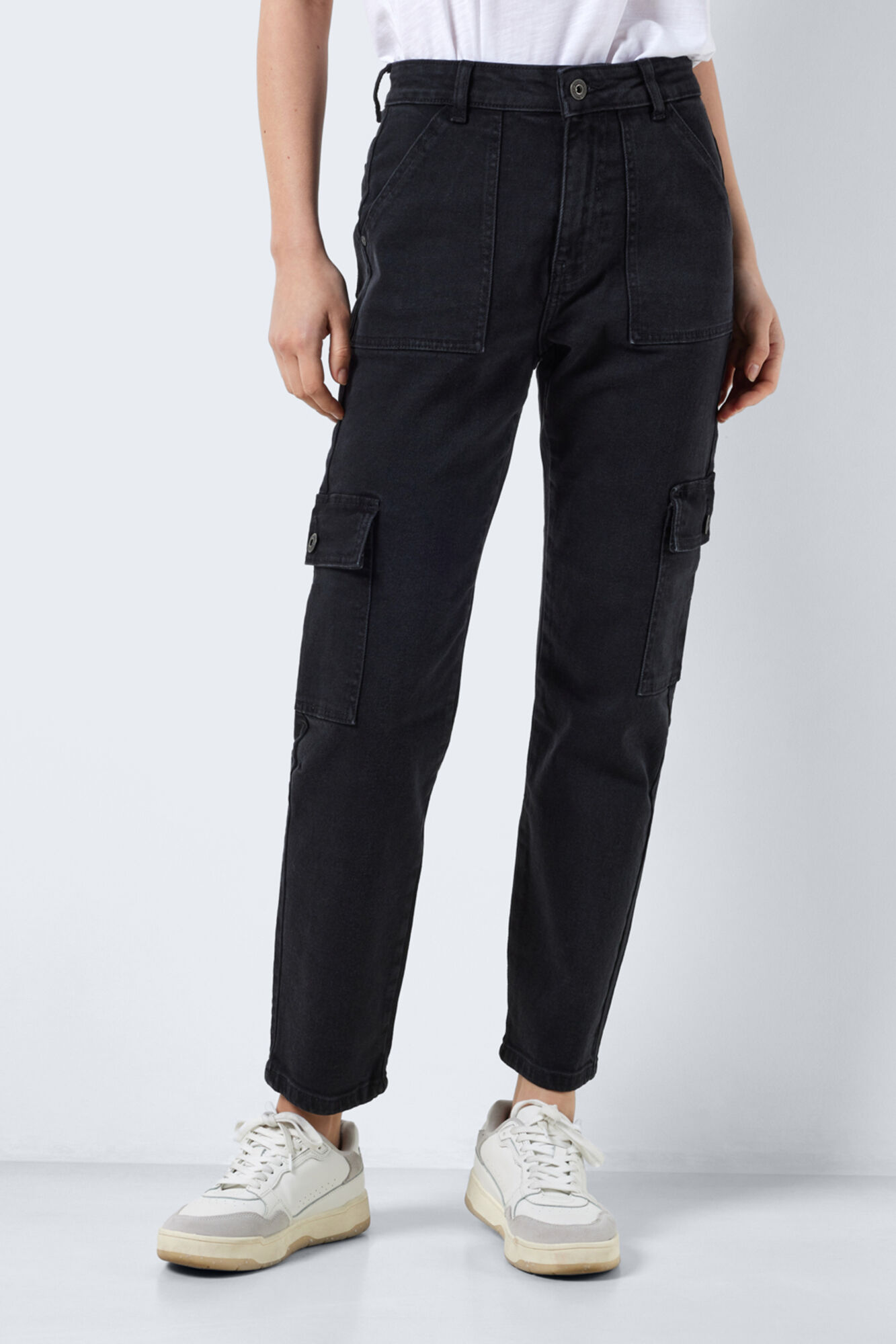 calça cargo reta