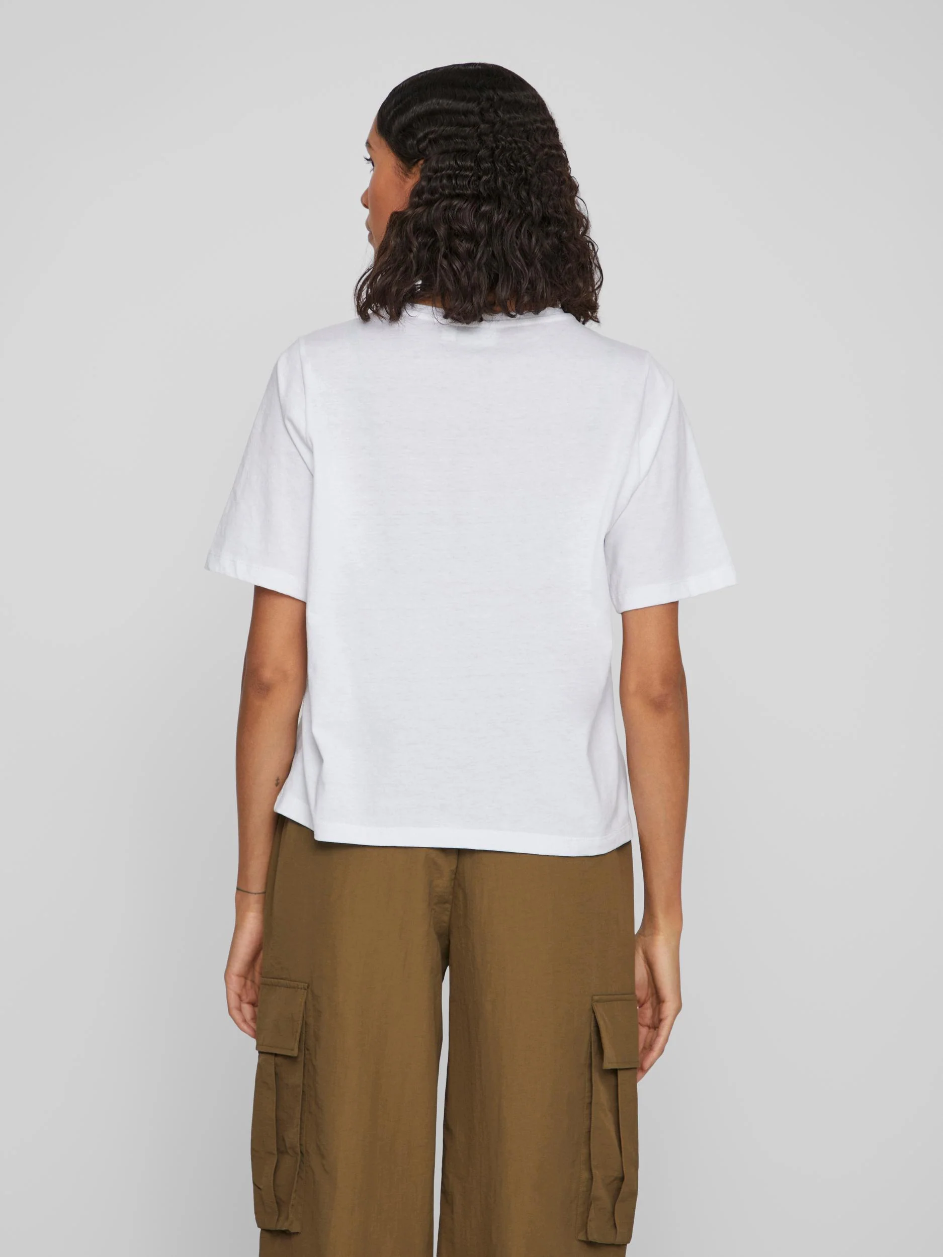 Vila  Vidreamers Boxy t-shirt - hvid