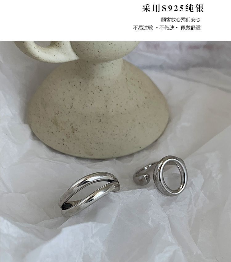 Fireflicka - 925 Sterling Zilveren Open Ring