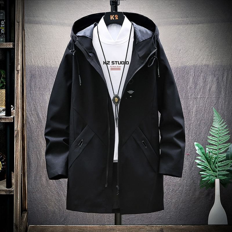Sunkissed - Applicatie capuchon parka met rits